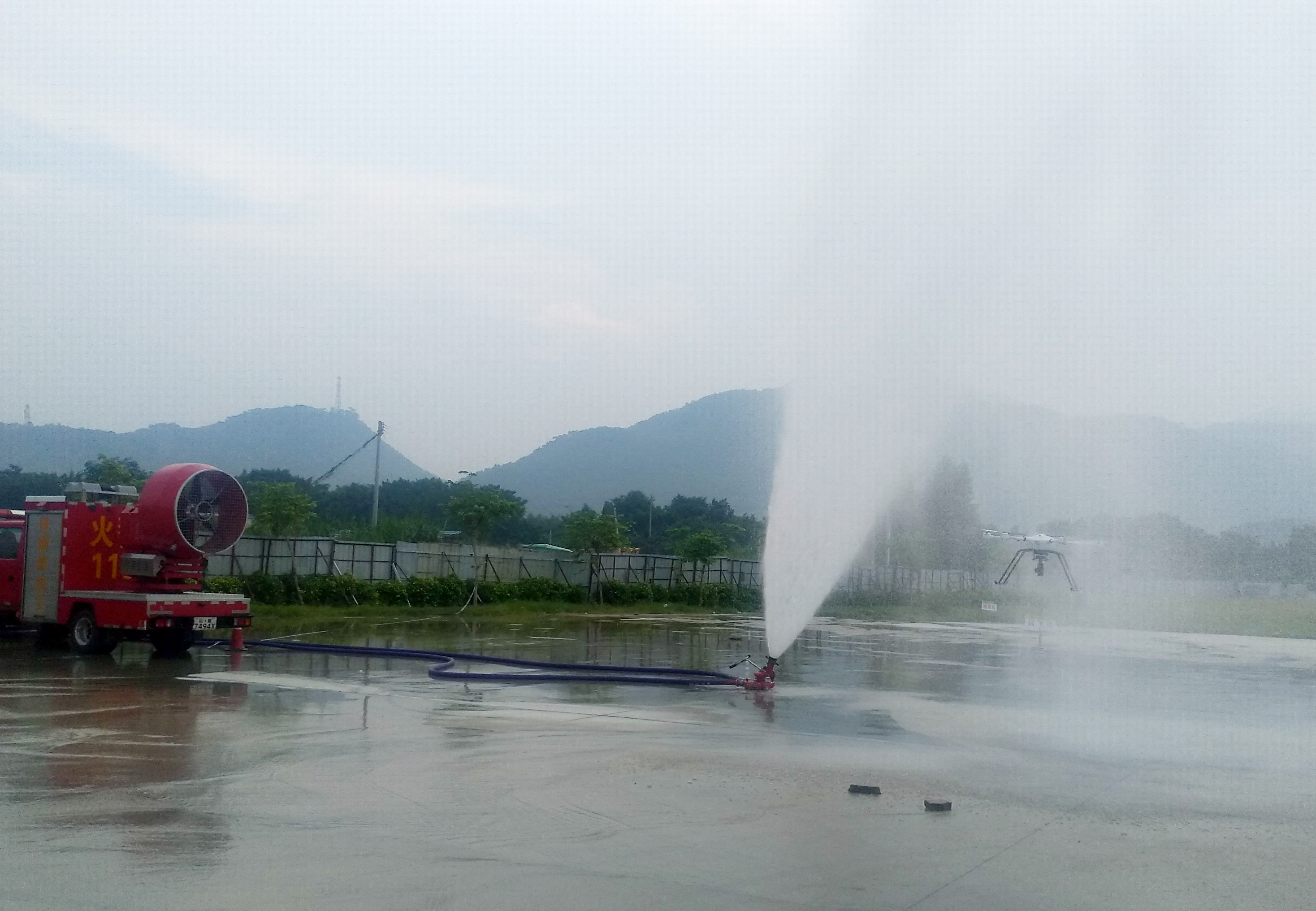JTT消防無人機(jī) -“超級(jí)全能王”閃耀廣東公安消防總隊(duì)無人機(jī)公開測(cè)試會(huì)